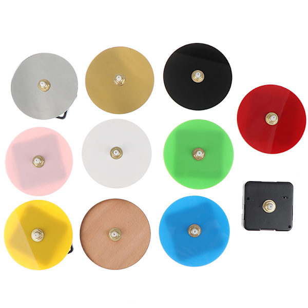 Silent Quartz Watch DIY Wall Clock Movement Mechanism Parts Rep Sliver