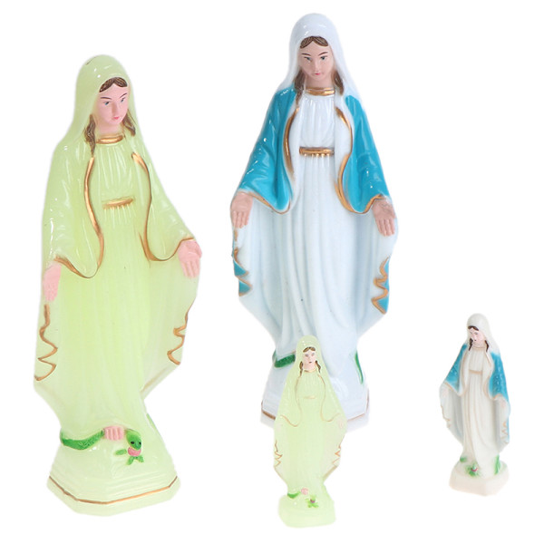 Katolsk Maria staty Madonna Handgjord Jungfru Maria staty Jesus