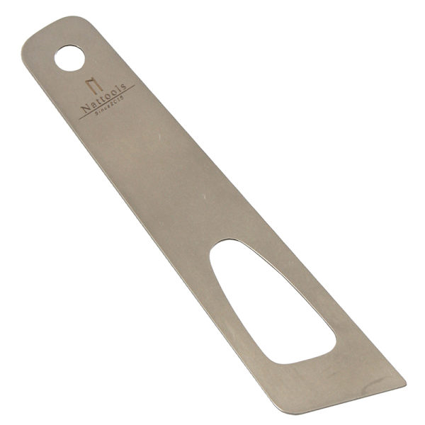 Rostfritt stål Leathercraft Gumming Lim Tool DIY sömnad Läder Silver
