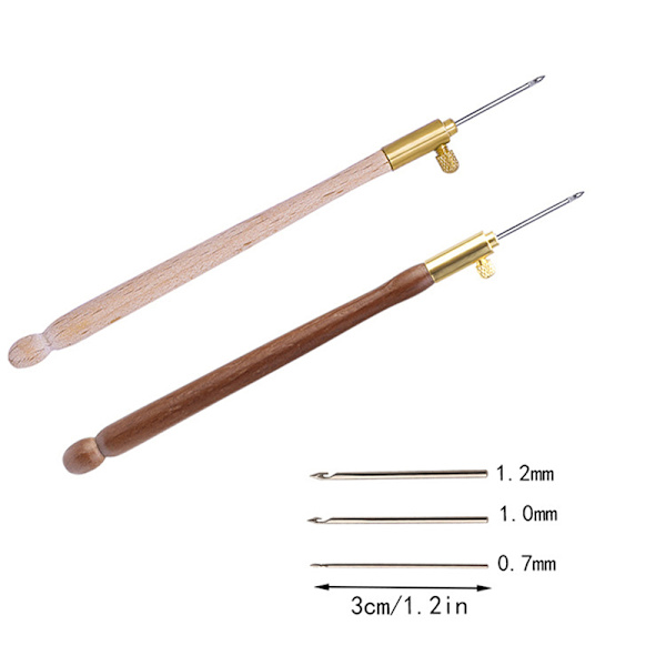 1 set fransk broderivirkad DIY handkorsstygn cotto croc A