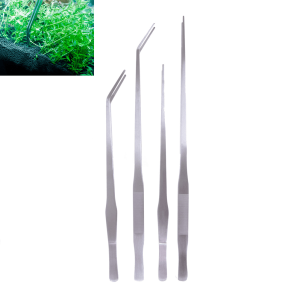 38/48 cm Aquarium Live Tank Curve Long Tongs Rostfritt stål Tw 0 NO4