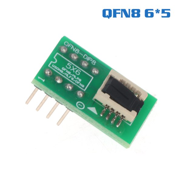 DFN8 WSON8 MLF8 MLP8 QFN8 till DIP8 Adapter 6*5mm 6*8 IC-program QFN8 6*5