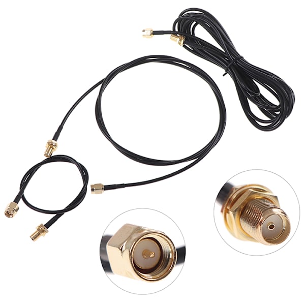 0,3-5M SMA hane till hona kabel RG174 RF kontaktadapter WIFI 1(0.3M)