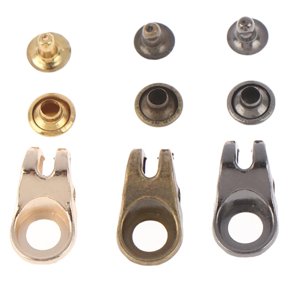 10 set Alloy Boot Spetskrokar Spetsbeslag med nitar Camp Hi