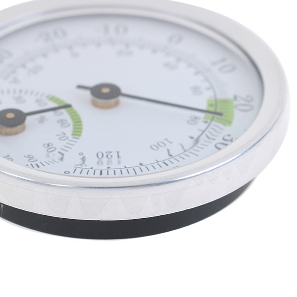Väggmonterad hushållsanalog termometer & hygrometer för bastu