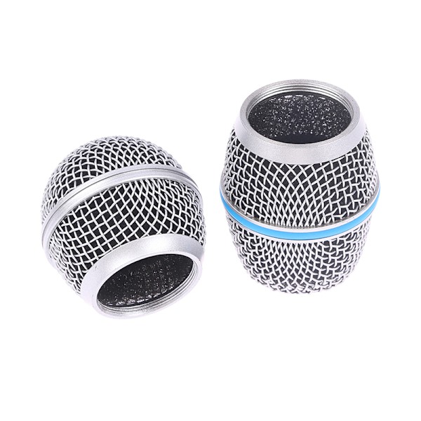 Mikrofonersättningshuvud Stål SM58 Mesh Handhållen mikrofon C