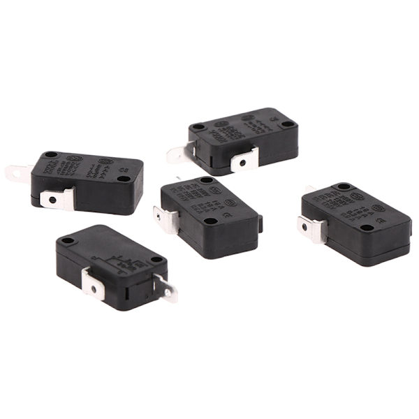 5 STK KW1-103 stor mikrobrytare 2 stift Normalt stängd knapp S 5PCS