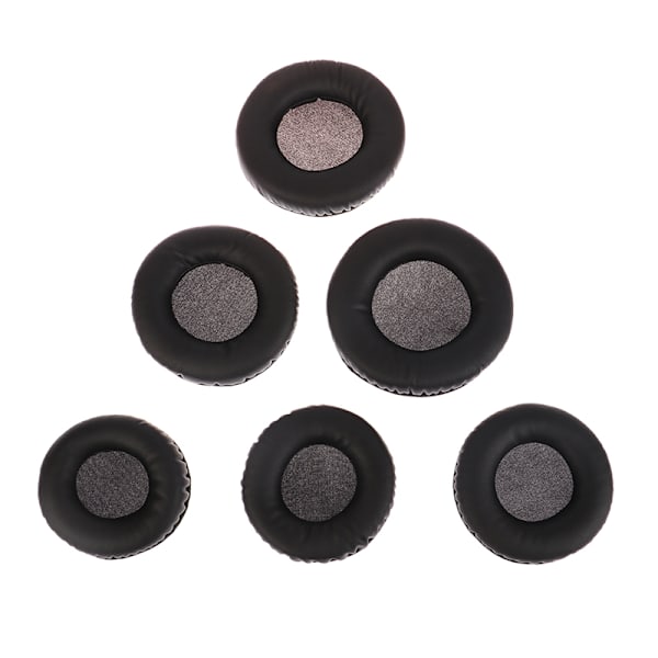 Öronkuddar för hörlurar Hörlurssvamp Läderfodral för Hea 45mm