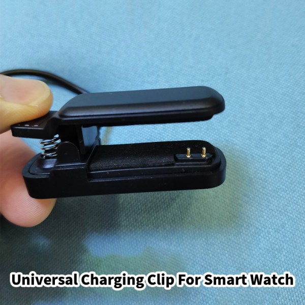 Smart Watch 2-stifts laddarklämma 4 mm 3 mm universal laddningskabel 4mm Charger