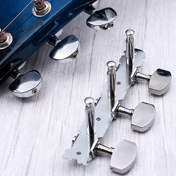Guitar String Button Accessories 6 Styck Guitar String Tuning Nai Chrome plated head