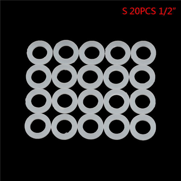 20 st 1/2" 3/4" 1" Gummi platt packning O-ring tätningsbricka ring S