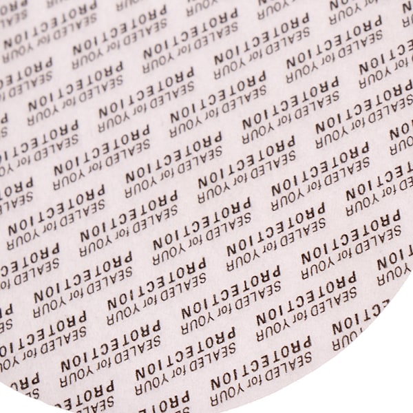 100 st självhäftande skumpressförsegling cap Liners kosmetisk flaska 80mm