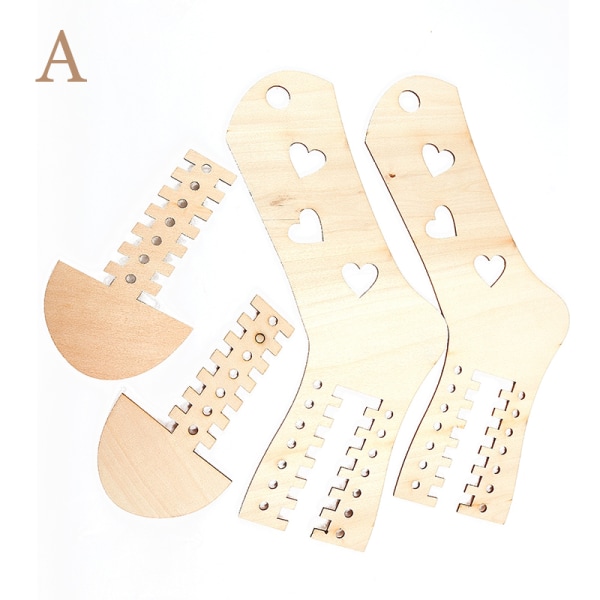 2 st/ set trästrumpa Blocker Bårar Strumpa Display Hand K A