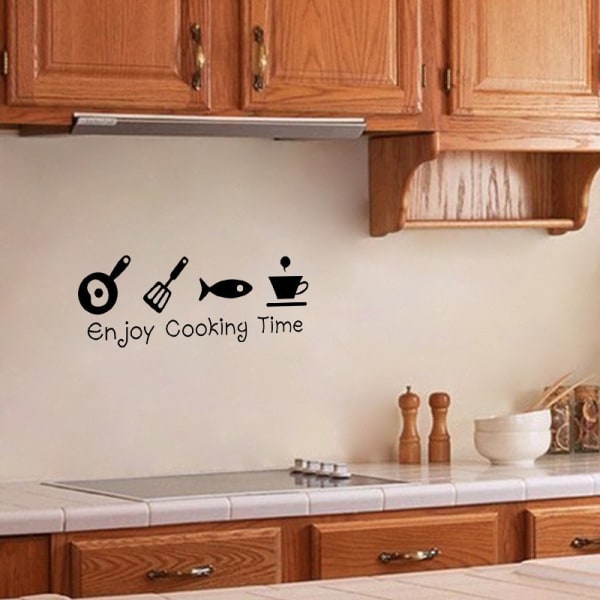 DIY-väggklistermärken köksdekal heminredning restaurangdekoration