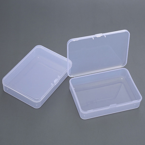 2 ST Game Card Transparent Box Smycken Förvaring Container Board 2PCS