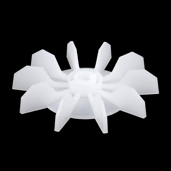 Luftkompressor fläktblad 14 mm/0,5" inre hål 10 impeller 135 mm White