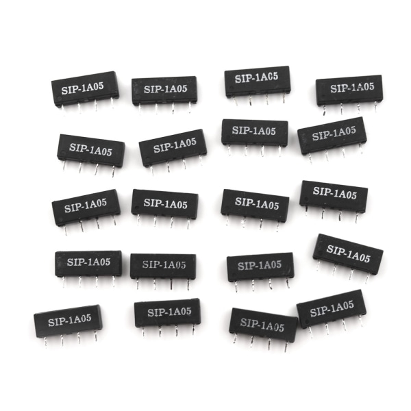 Nytt 20st 5V relä SIP-1A05 Reed Switch Relay 4PIN för PAN CHAN 0 0