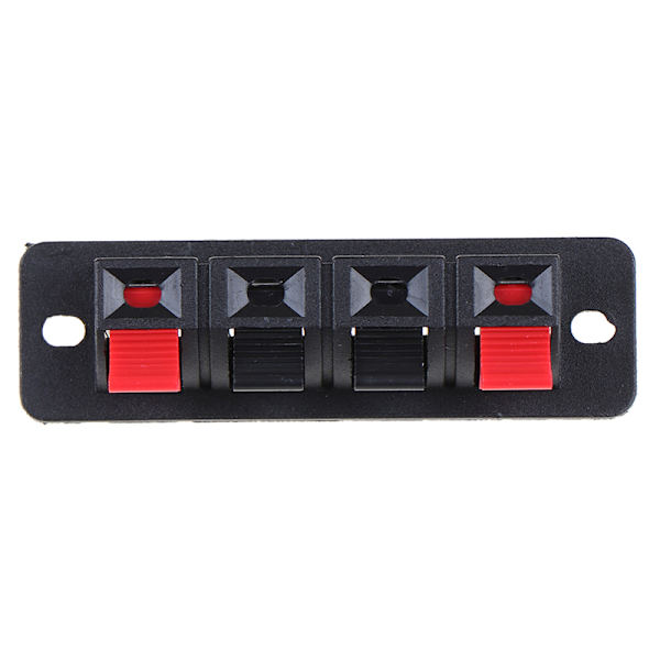 2st 4 positioner fjäderkontaktterminal o högtalarterminaler