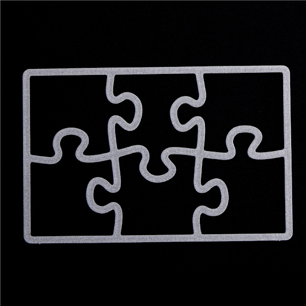 Pussel Metal ting Dies Stencils För Scrapbooking DIY Cards Craf