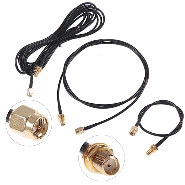 0,3-5M SMA hane till hona kabel RG174 RF kontaktadapter WIFI 1(0.3M)