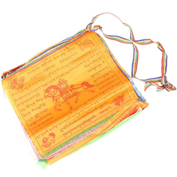 8,4 m 30 ark 5 färger Religiösa flaggor Tibetansk buddhistisk leverans