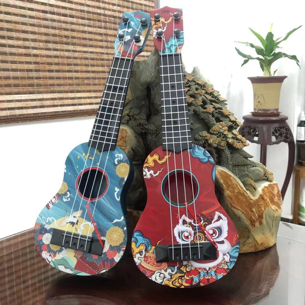 Toy Space Level Gitarr Pussel Och Barn Ukriri Spela Chi 45cm red portable playable ukulele