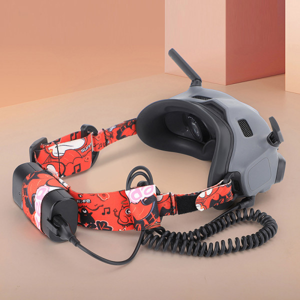 Head Strap för DJI Avata Goggles 2/FPV V2 Head Strap Battery Ho C
