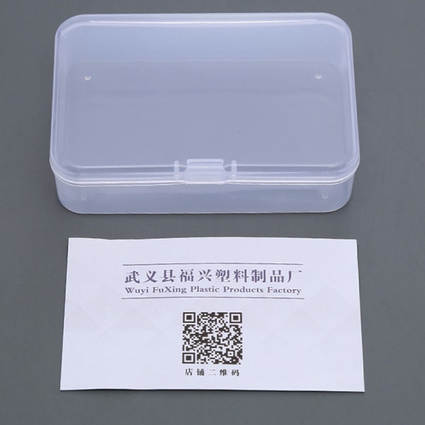 2 ST Game Card Transparent Box Smycken Förvaring Container Board 2PCS