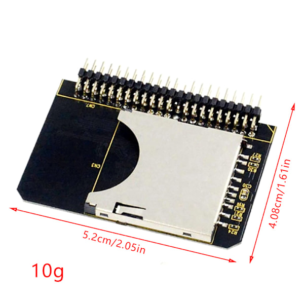 SD till IDE 2,5" 44-stiftsadapter SDHC/SDXC/MMC till IDE 2,5 tum 44p