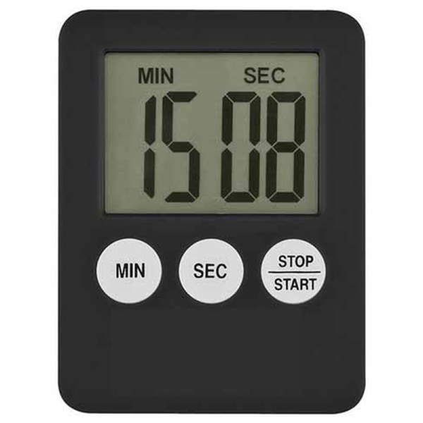 1st LCD Digital Kökstimer Matlagning Count Up Countdown Alarm Red