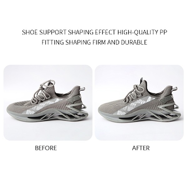 1 par Expander Shaper Toe Cap Support Shoe Anti Crease Protect M（38-41）
