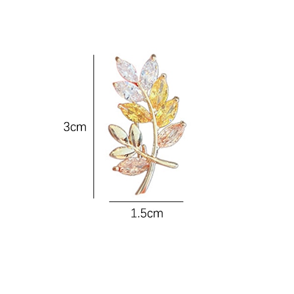 Design Ear Of Wheat Broscher Unisex High-end Brosch Pins Presenter