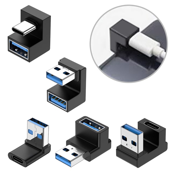 USB 3.0 Typ C-adapter A hane till typ C honkontakt OTG Co E