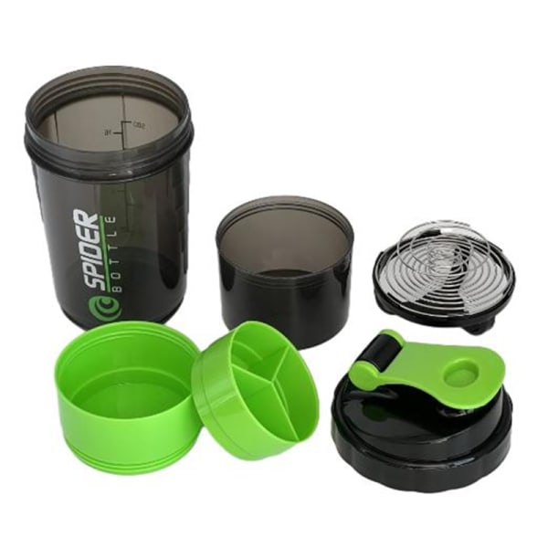 Vattenkopp Shake Cup Proteinpulver Fitness Sports Shake Cup Mil Green