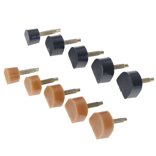 10 st Högklackade skoreparationsspetsar Kranar Pins Dowel Lifts Replacem Apricot 7mm*7mm