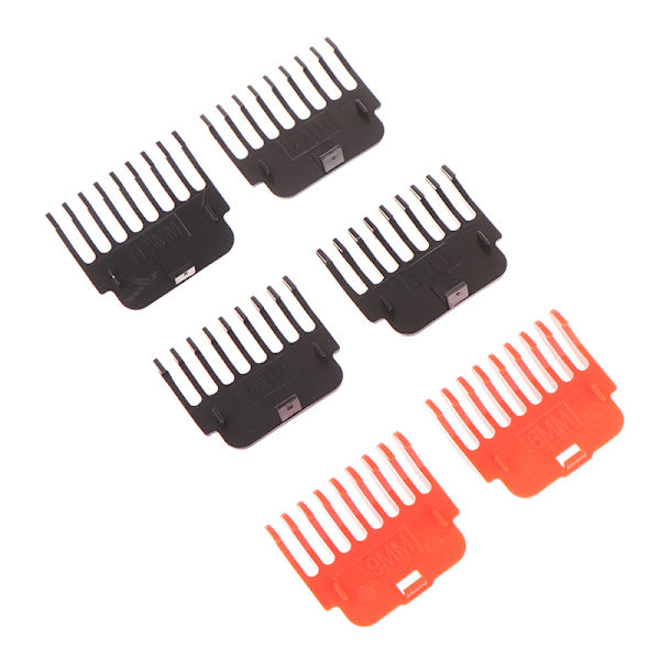 1Set T9 Hårklippare Guards Guide Kammar Trimmer ting Guider Sty 2Pcs Red