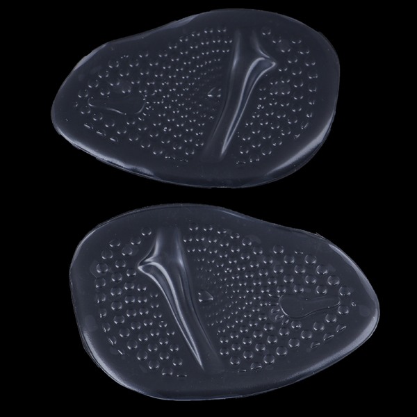 1 par genomskinlig silikon framfotsdyna Högklackade fötter Gel Cush