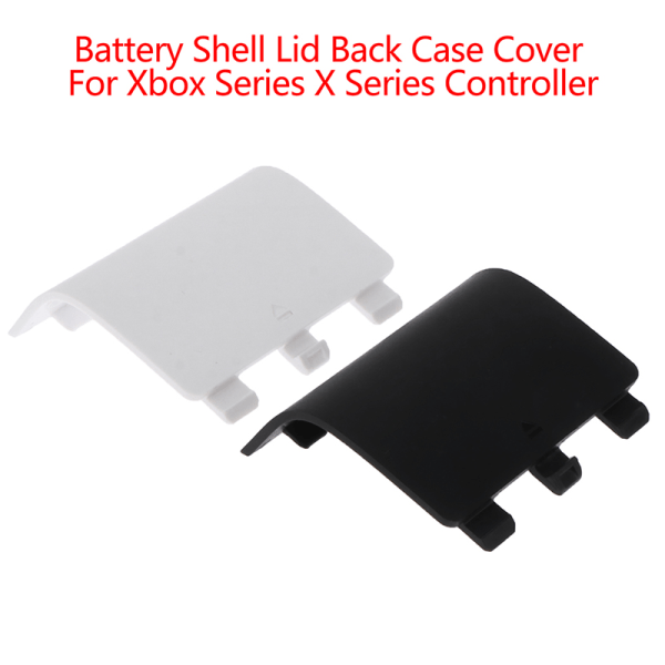 Batteriskal Lock Case Cover Pack Cap Reparationsskal för Xbo White