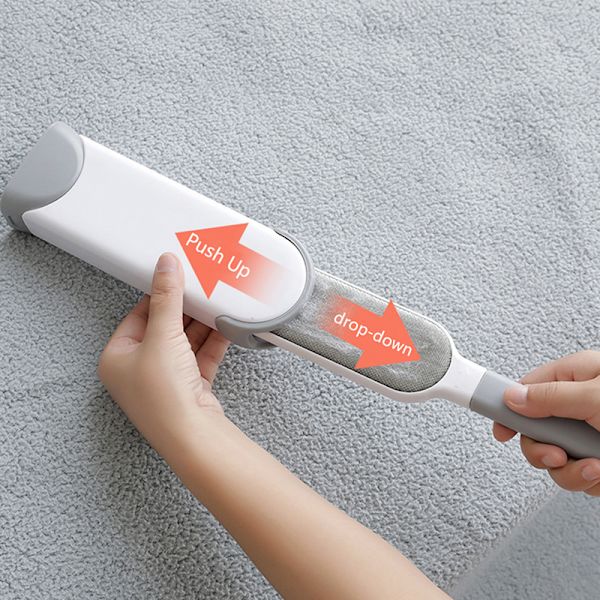 Lint Remover Pet Hair Remover Kläder Lint Roller Återanvändbart hår L