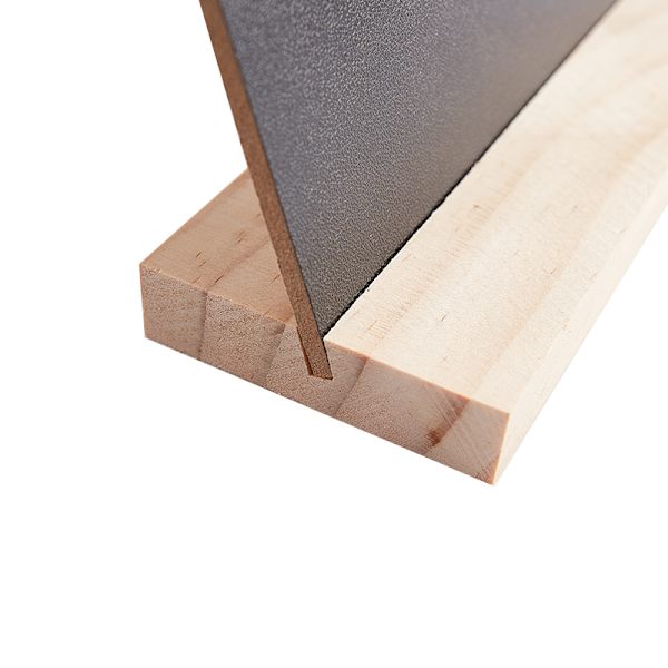 Anslagstavla Displayskylt Träbas Prislapp Svart Chalkboa 22.5*15.5CM
