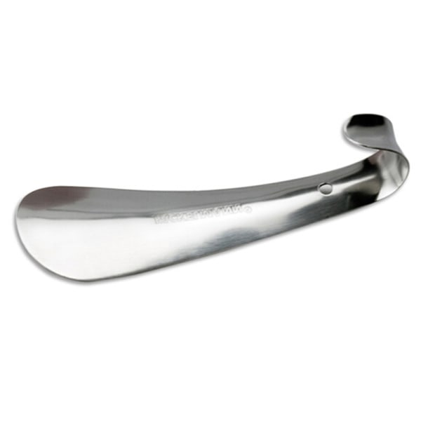 1 st professionell rostfritt stål silver metall skohorn sked s