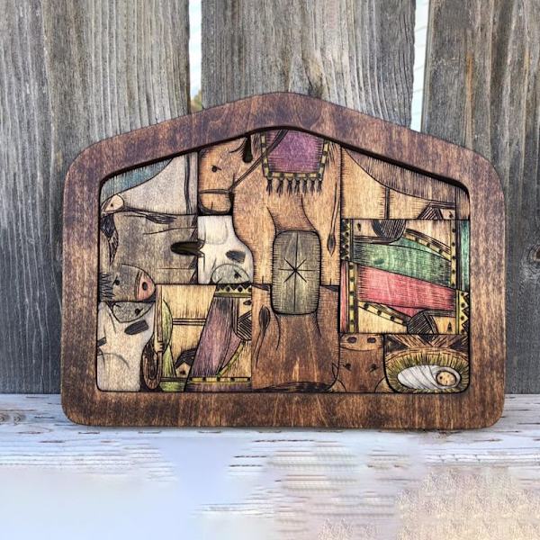Wooden Jesus Puzzles Nativity Set Nativity Puzzle Puzzle Game K