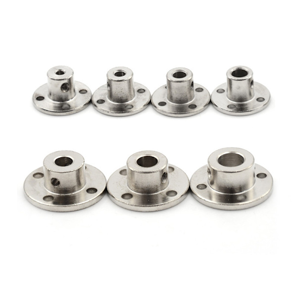 3/4/5/6/7/8/10 mm stel flänskoppling Motorstyraxelkoppling 4mm