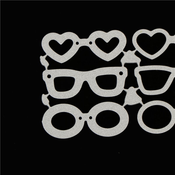 Strandsolglasögon Metal ting Dies Stencil för DIY Scrapbooking A