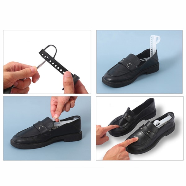 1 par plastsko Tree Shaper Shapes Bår Justerbar för Transparent Man