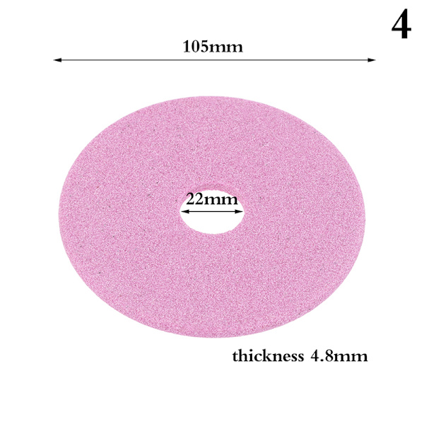 Elektrisk motorsågsslip Diamantslipskiva och polering 4(105X22.2X4.8mm)