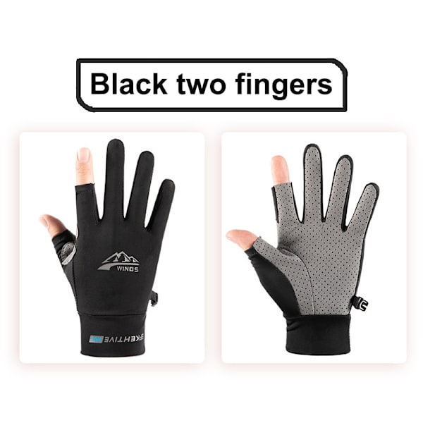 Ice Silk Handskar utomhus ridning män och kvinnor sommar andas D M