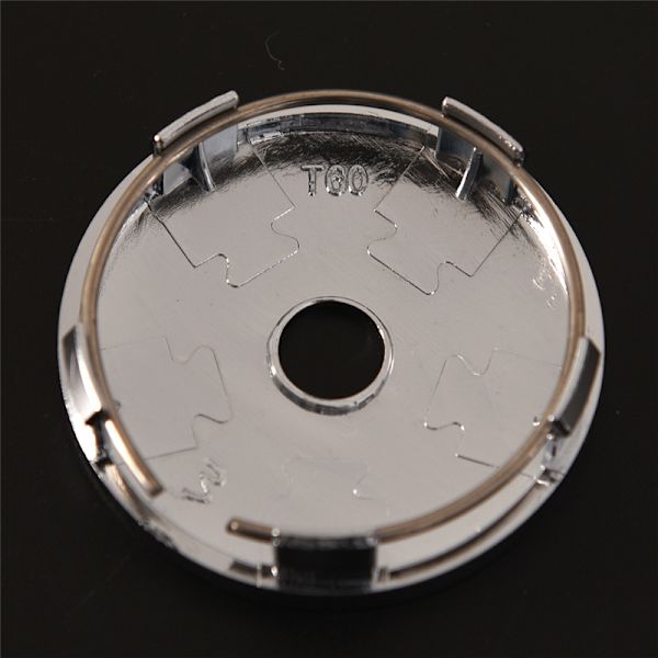 2st Bil Skåpbil Legeringsfälgar Center Nav Cap Sticker Plasthjul Silver