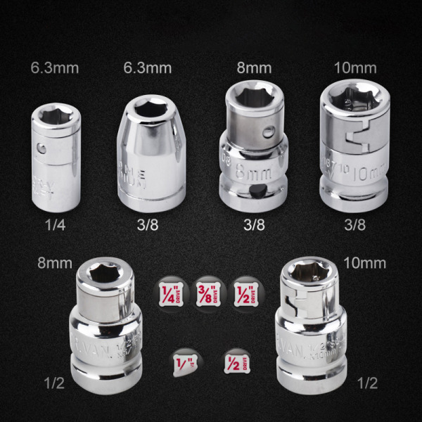 Spärrhylsa Adapter Universal Socket Hex Bits Hållare Converte A