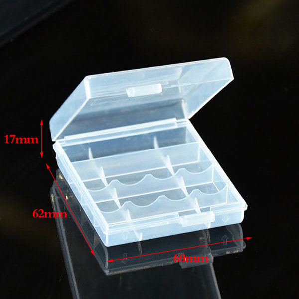 AAA/AA till C/D batterikombination batteriförvaringsbox Adapter C White 1pcs